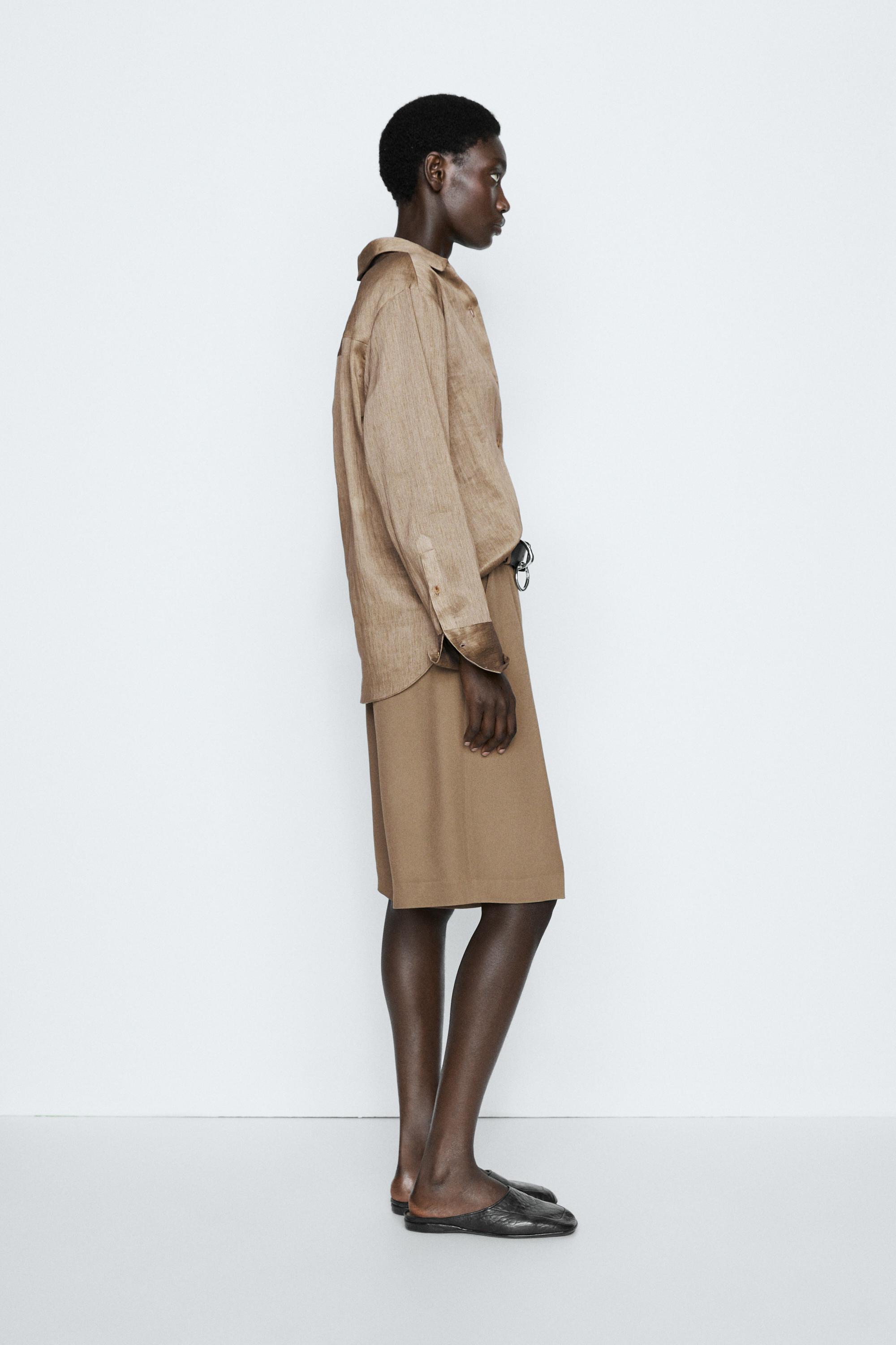 Studio satin flowing shirt
